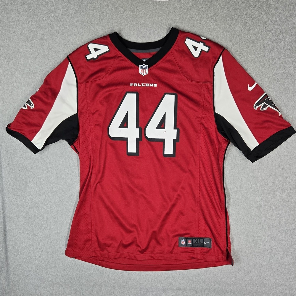 Atlanta Falcons Men Jersey XL Red Embroidered Nike Vic Beasley Jr 44 Football